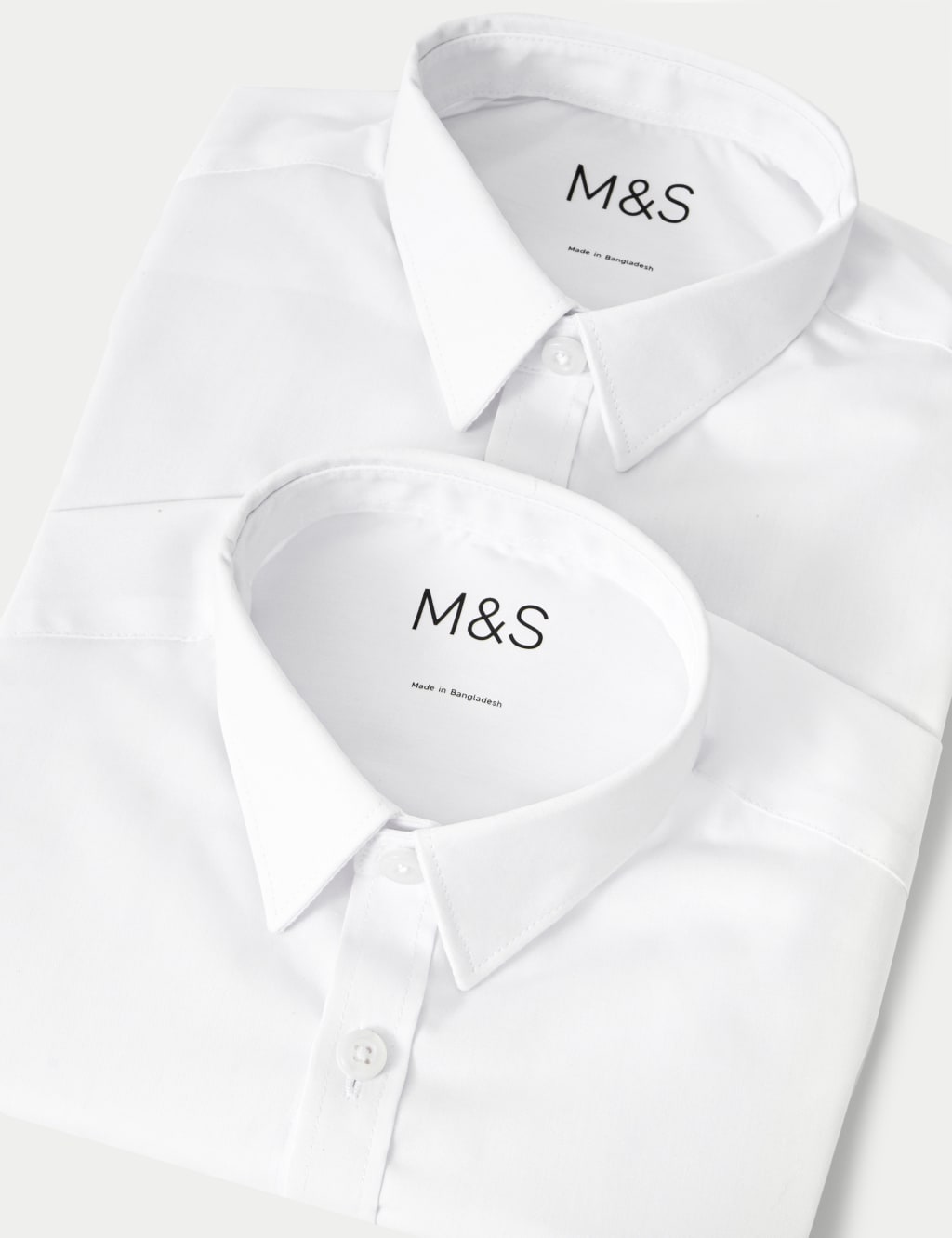 2pk Boys' Slim Fit Non-Iron School Shirts (2-18 Yrs) image 6