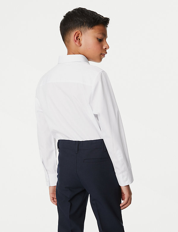 Einfaches Anziehen – 3er-Pack bügelleichte Schulhemden für Jungen (3–18 Jahre) - DE