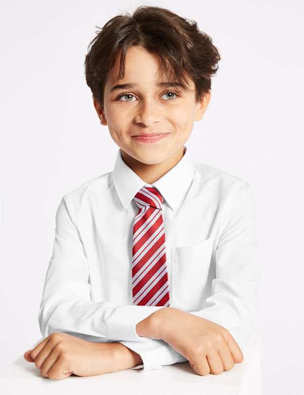 2 Pack Boys' Slim Fit Pure Cotton Shirts