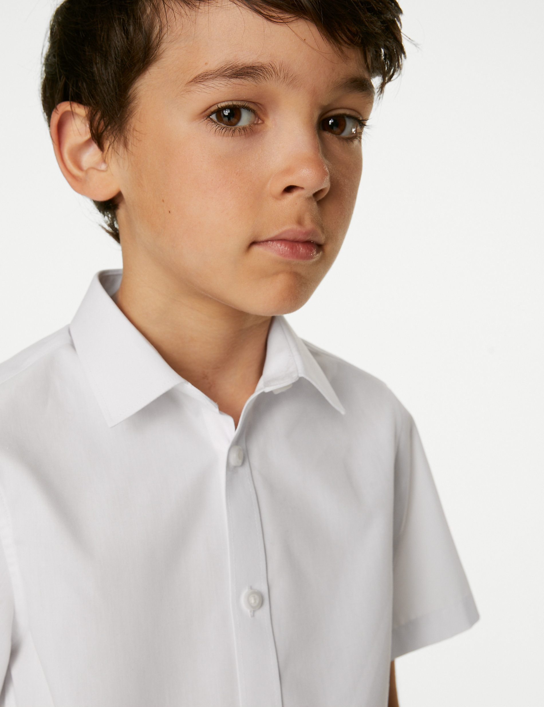 3er-Pack bügelleichte Schulhemden für Jungen (2–16 Jahre)