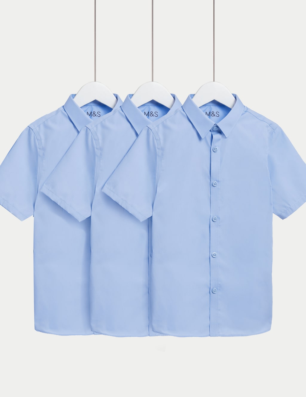 Blue School Shirts M&S