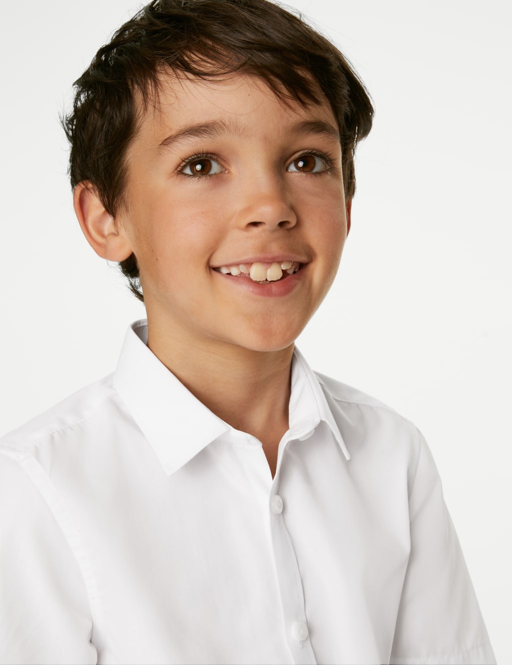 3pk Boys' Slim Easy Iron School Shirts (2-16 Yrs) image 3