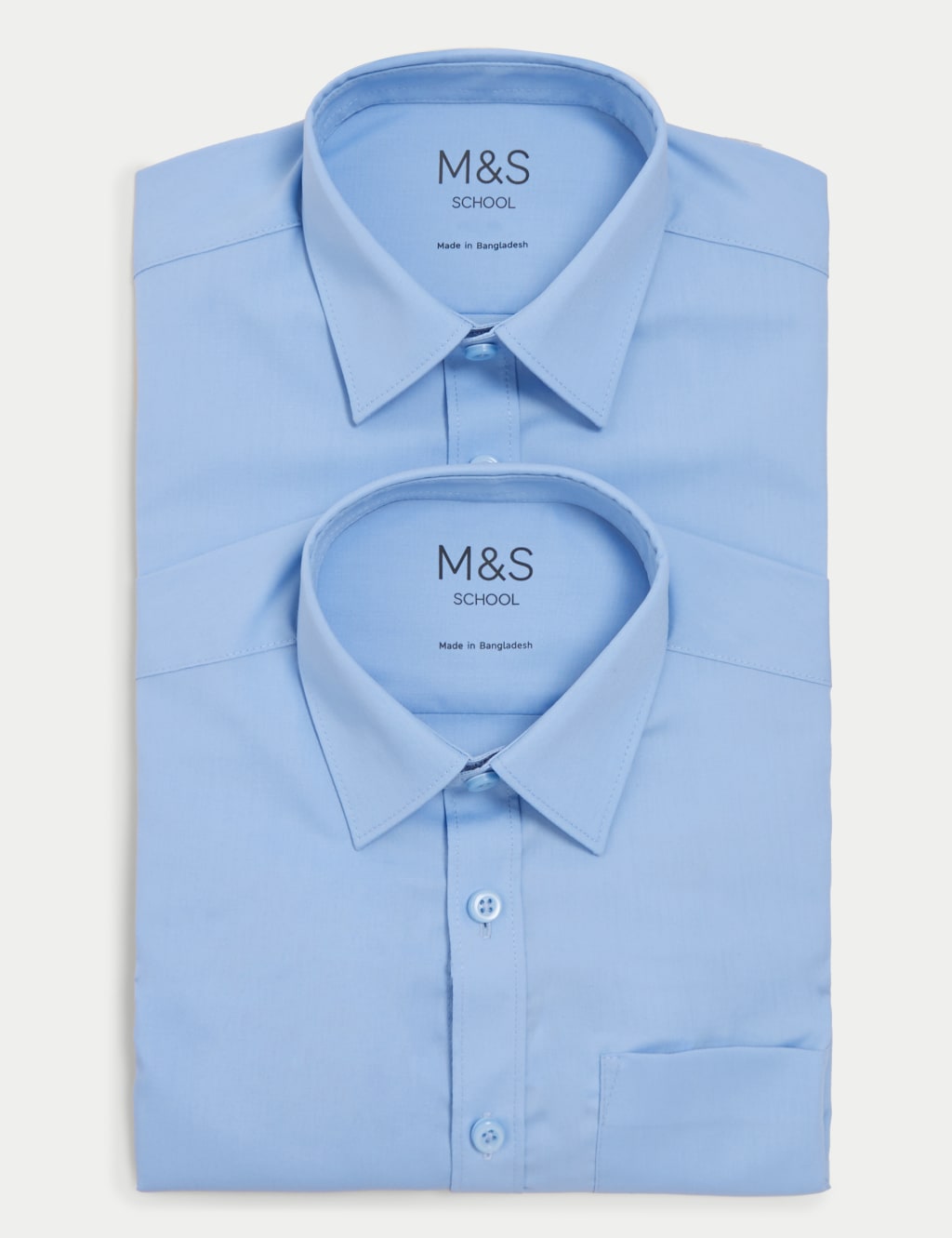 2pk Boys' Non-Iron School Shirts (2-18 Yrs) image 6