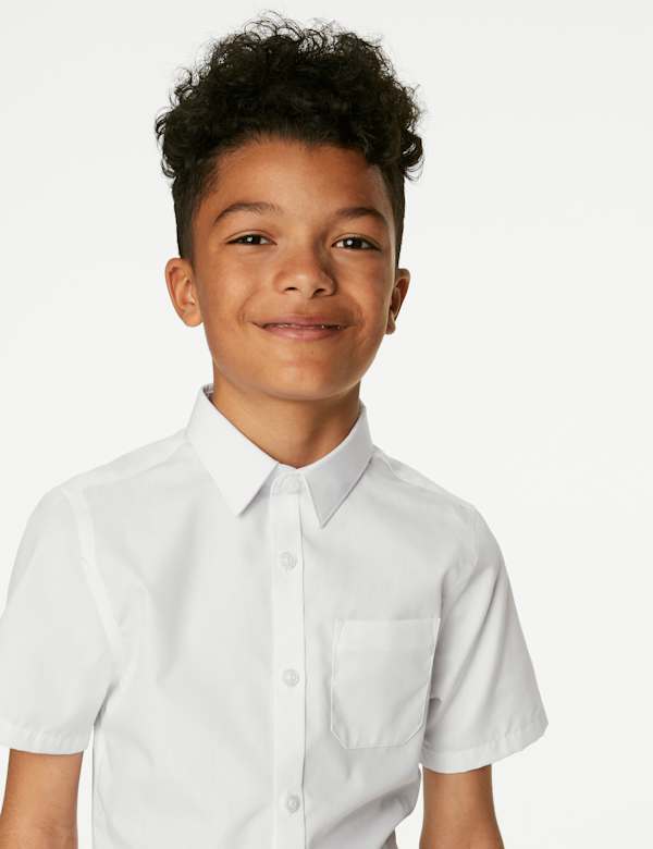 2 Pack Boys' Slim Fit Non-Iron Shirts