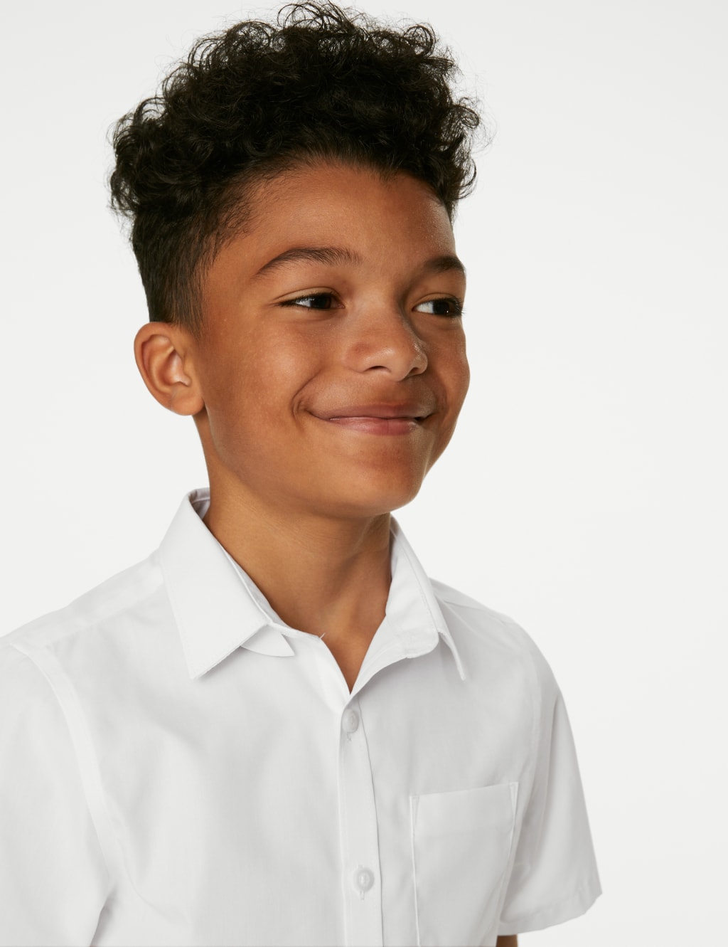 2pk Boys' Slim Fit Non-Iron School Shirts (2-18 Yrs) image 4