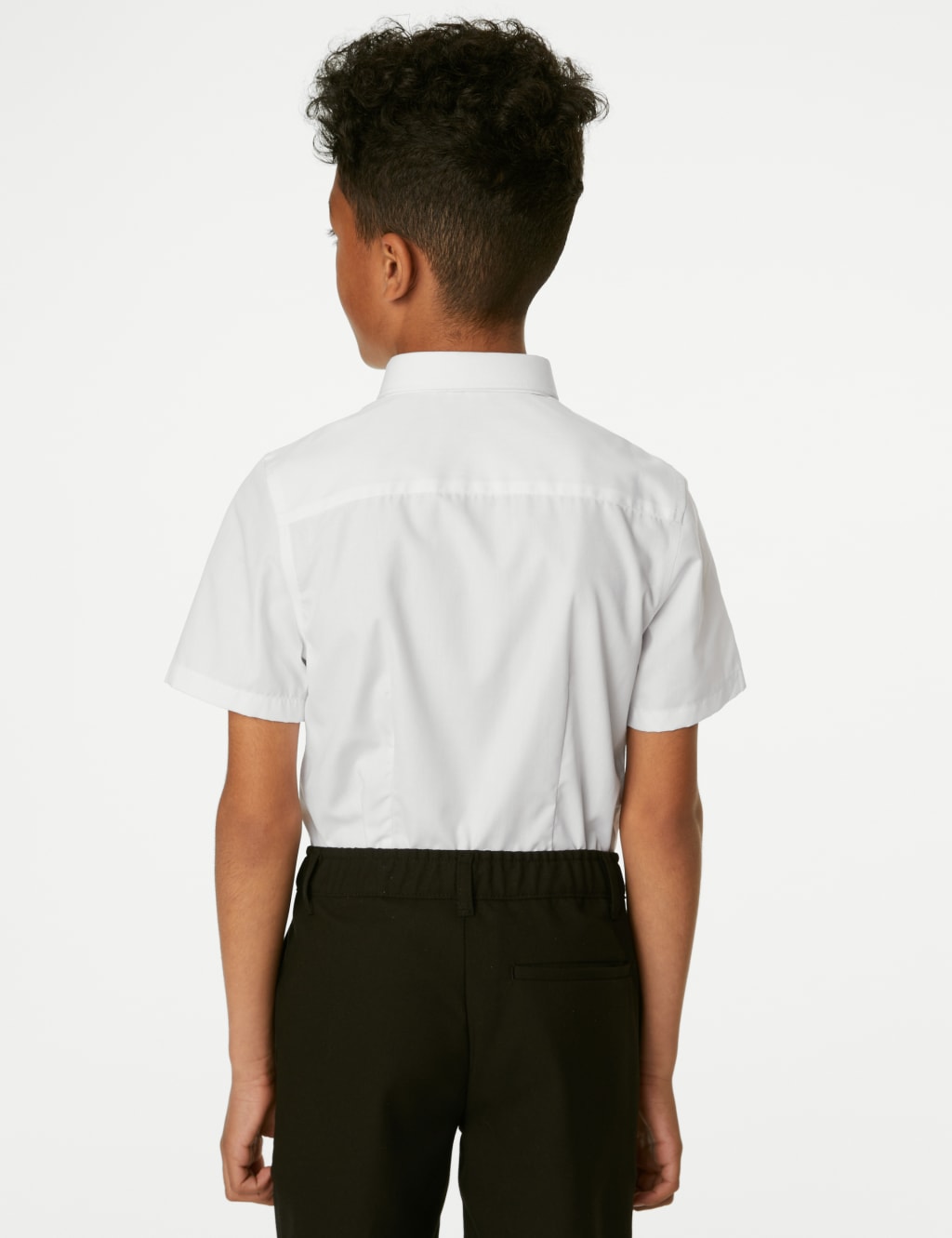 2pk Boys' Slim Fit Non-Iron School Shirts (2-18 Yrs) image 4