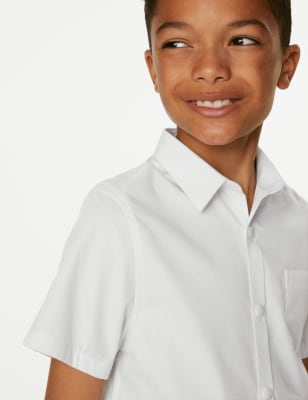 m&s slim fit school shirts