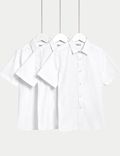 Pack de 3 camisas escolares fáciles de poner de planchado fácil para chicos (3-18&nbsp;años)