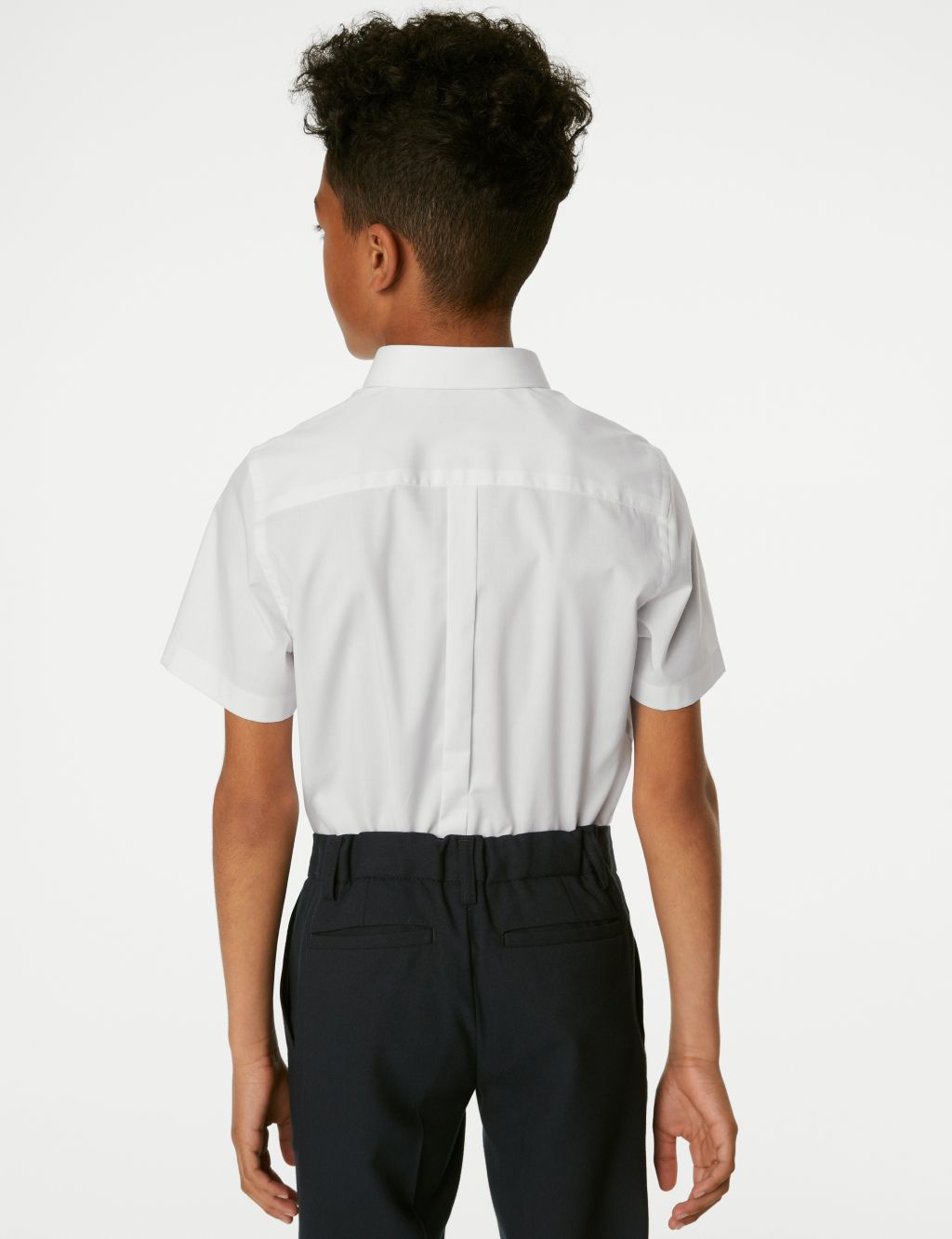 2pk Boys' Slim Fit Stretch School Shirts (2-18 Yrs) image 4