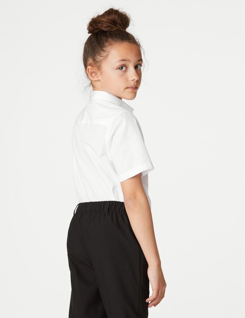 3pk Girls' Easy Iron School Shirts (2-16 Yrs) image 5