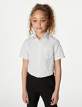 מארז 2 חולצות בית ספר לילדות בגזרה צרה מכותנה (18-2 שנים)