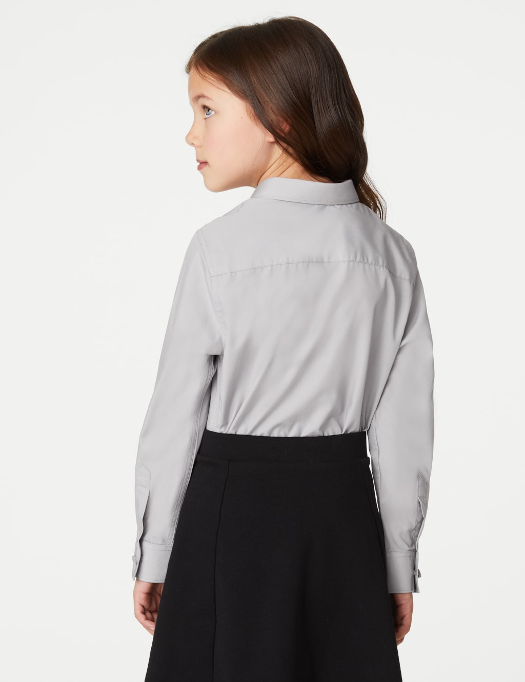 3pk Girls' Easy Iron School Shirts (2-16 Yrs) image 4