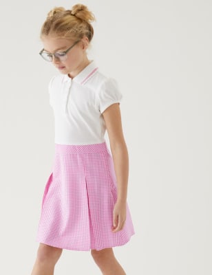 Gingham skirt and top hotsell set school