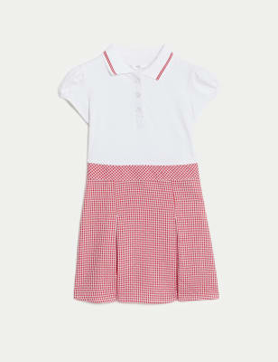 gingham school dress