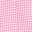 Girls' Gingham Pleated School Dress (2-14 Yrs) - pink