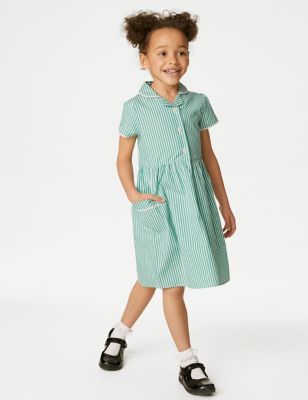 ND Uniform Little Girls Polo Dresses Playwear Summer Casual Dreses 