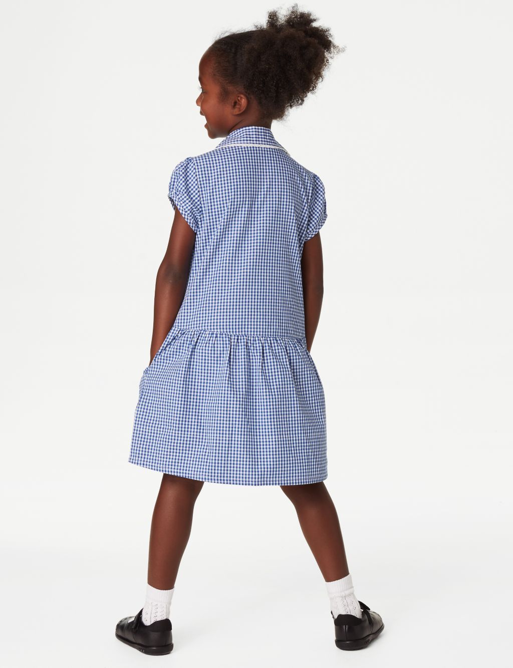 2pk Girls' Cotton Plus Fit School Dresses (4-14 Yrs) image 3