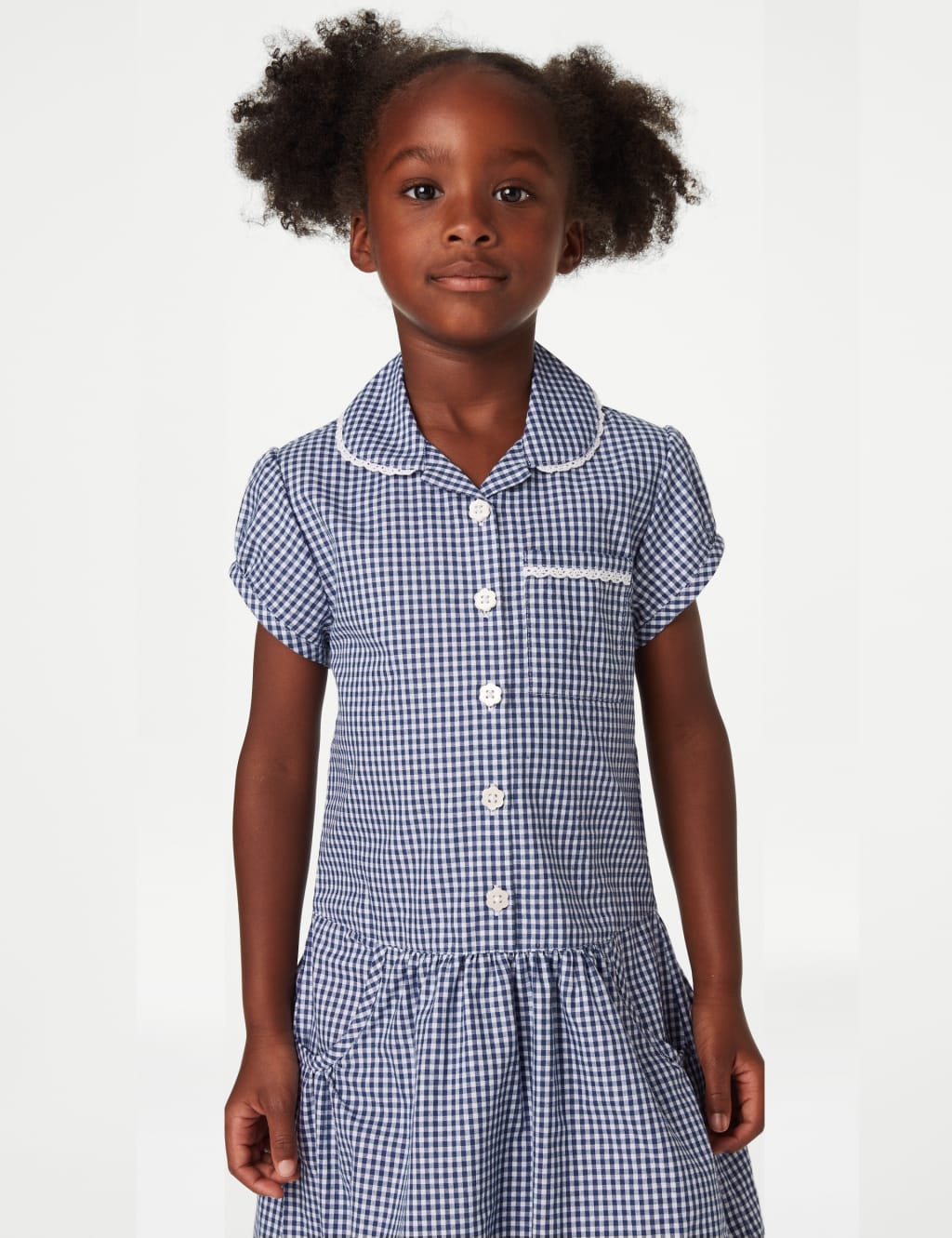 2pk Girls' Cotton Gingham School Dresses (2-14 Yrs) image 3