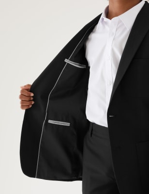 

M&S Collection Blazer escolar ajustado para chicos (9-16 años) - Black, Black