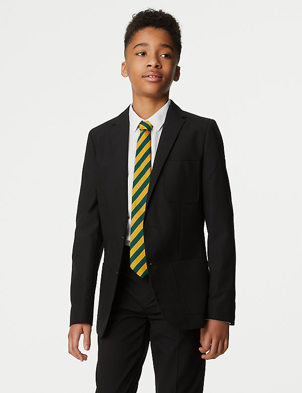 Boys' Slim Fit School Blazer (9-18 Yrs) - GR