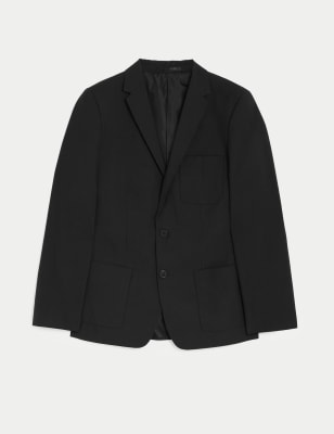 blue slim fit school shirts
