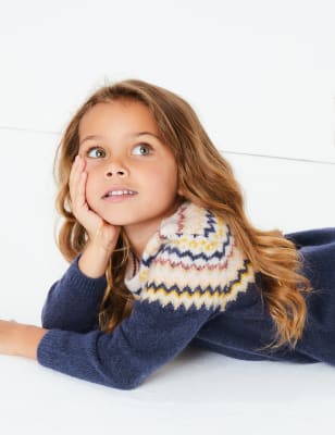 Pull &agrave; motif jacquard (du 3&nbsp;mois au 7&nbsp;ans)