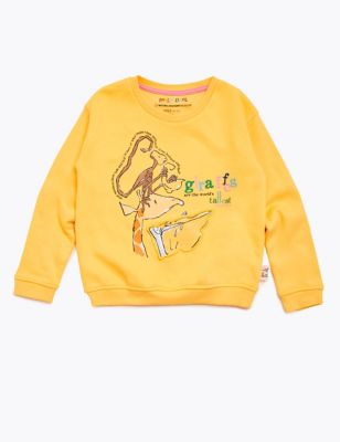 Roald Dahl™ & NHM™ Giraffe Sweatshirt (2-7 Yrs) | M&S