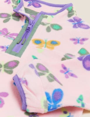 

M&S Collection Fleece-Oberteil mit Schmetterlingsmotiv (2-7 Jahre) - Pink, Pink