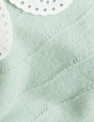 

M&S Collection Jersey con cuello (2-7 años) - Green, Green