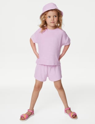

Girls M&S Collection 3pc Cotton Rich Outfit (2-8 Yrs) - Pink, Pink