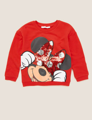 Mickey mouse outlet sequin sweatshirt