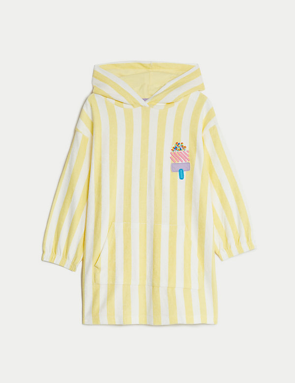 Cotton Rich Ice Cream Towelling Poncho (2-8 Yrs) - BE