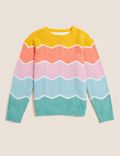 Knitted Striped Jumper (2-7 Yrs)