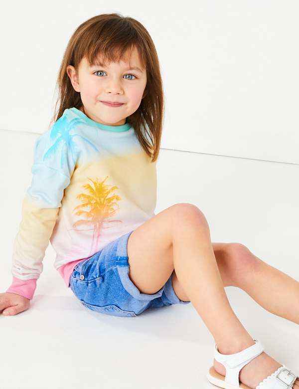 Cotton Rich Sunset Photographic Sweatshirt (2-7 Yrs)