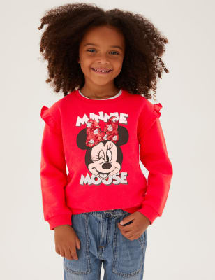 

M&S Collection Sudadera de Minnie Mouse™ (2-7 años) - Red, Red