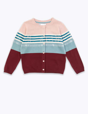 Bavlněn&yacute; pruhovan&yacute; kardigan (3&nbsp;měs&iacute;ce&nbsp;&ndash; 7&nbsp;let)