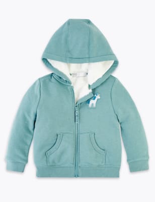 Mikina s&nbsp;kapuc&iacute; a&nbsp;motivem jednorožce (3&nbsp;měs&iacute;ce&nbsp;&ndash; 7&nbsp;let)