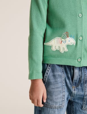 dinosaur cardigan
