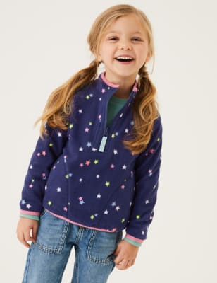 Star Print Fleece Top (2-7 Yrs)