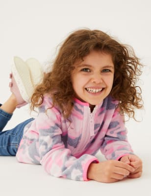 

M&S Collection Sudadera polar de camuflaje (2-7 años) - Pink, Pink
