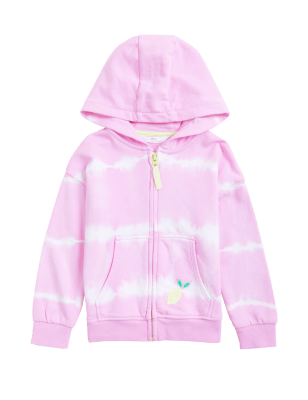 

Girls M&S Collection Cotton Rich Tie Dye Hoodie (2-7 Yrs) - Pink, Pink