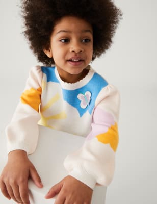 

M&S Collection Jersey de punto con estampado (2-8 años) - Multi, Multi