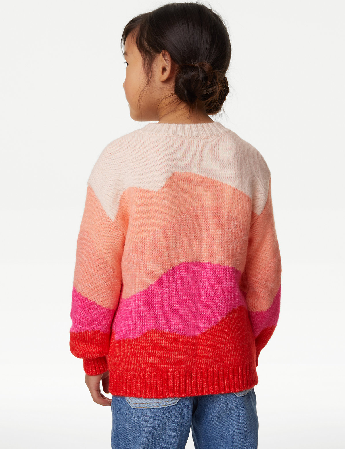 Abstract Knitted Jumper (2-8 Yrs)