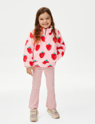 

M&S Collection Top polar de borreguito con cremallera estampado (2-8 años) - Light Pink, Light Pink