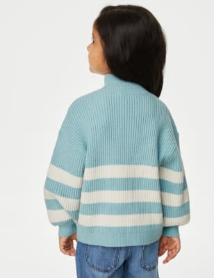 Unif blue deals striped sweater