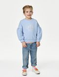 Katoenrijke sweater met schelpenmotief (2-8 jaar)