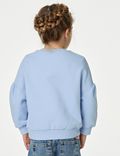 Katoenrijke sweater met schelpenmotief (2-8 jaar)