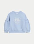 Cotton Rich Shell Sweatshirt (2-8 Yrs)