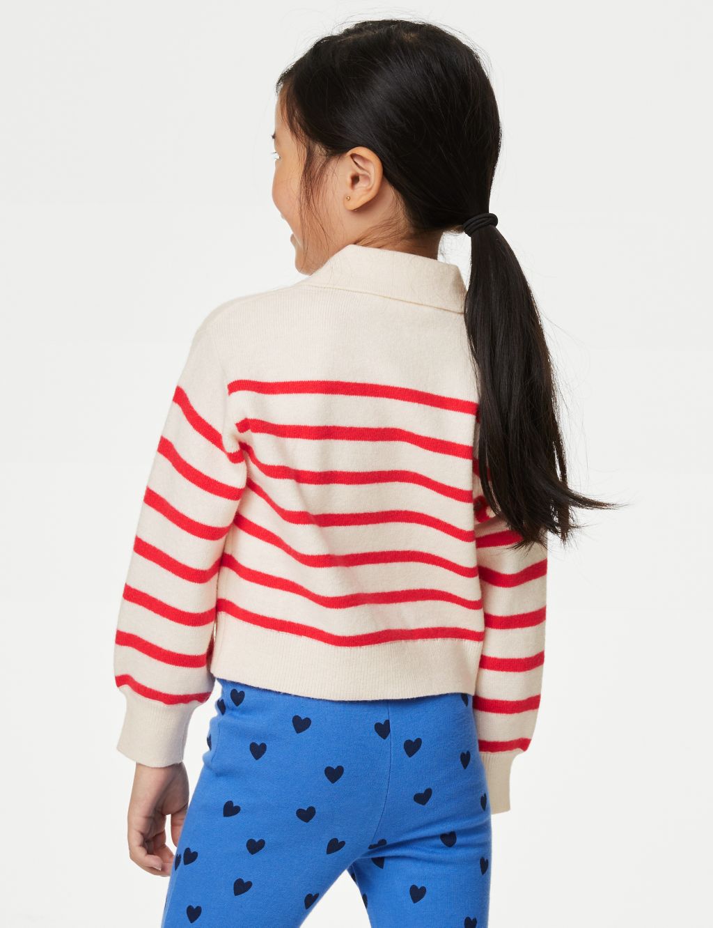 Knitted Striped Jumper (2-8 Yrs) image 4