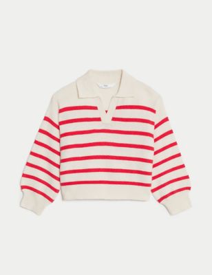 Knitted Striped Jumper (2-8 Yrs)